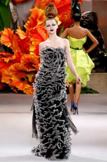 Christian Dior crna haljina