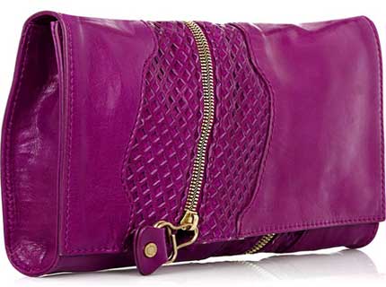 Jimmy Choo pismo torba ljubičasta
