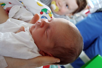 Spavanje male bebe