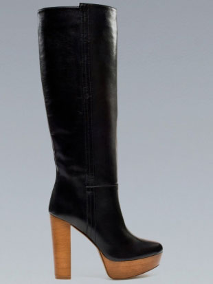 zara2012 visoke crne cizme